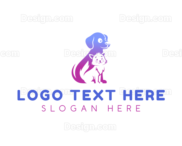 Pet Dog Cat Logo