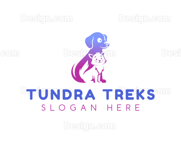 Pet Dog Cat Logo