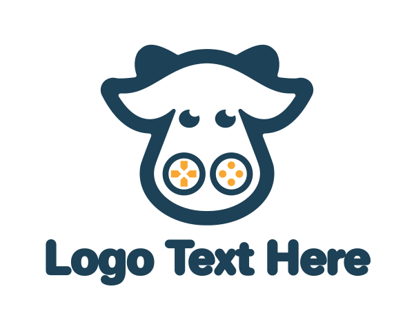 Cow logo example 2