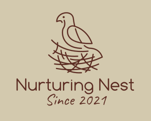 Wild Bird Nest  logo design