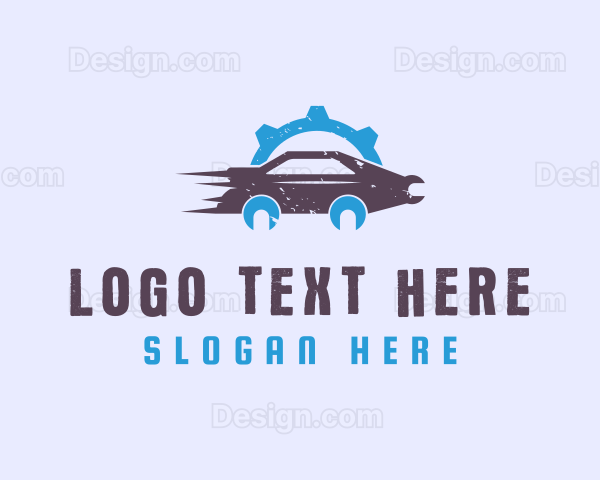 Car Gear Mechanic Logo