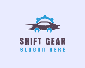 Car Gear Mechanic logo design