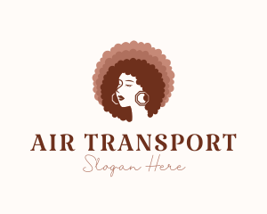 Woman Beauty Afro Logo