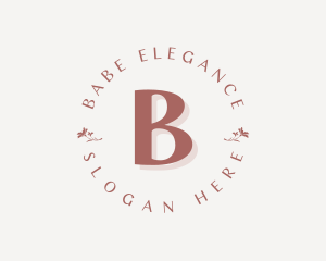 Floral Feminine Boutique logo design