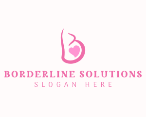 Pregnant Woman Maternity logo design