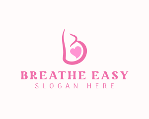 Pregnant Woman Maternity logo design