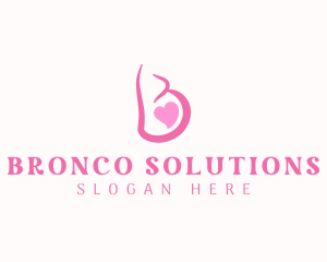 Pregnant Woman Maternity logo design