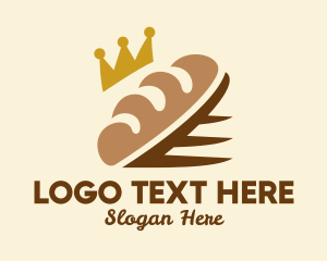 Sourdough - Crown Bread Loaf logo design