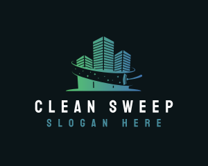 Squeegee Building Cleaning logo design