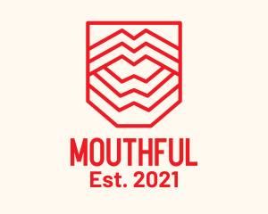 Lips Mouth Shield logo