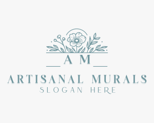 Flower Wedding Styling logo design