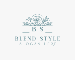 Flower Wedding Styling logo design