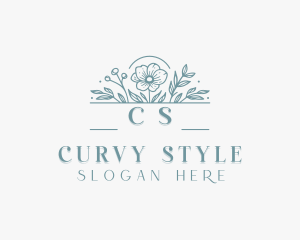 Flower Wedding Styling logo design