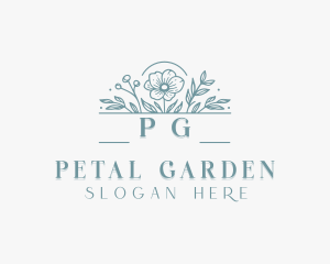 Flower Wedding Styling logo design