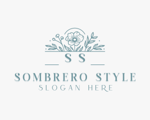 Flower Wedding Styling logo design