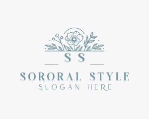 Flower Wedding Styling logo design