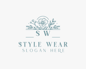 Flower Wedding Styling logo design