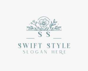 Flower Wedding Styling logo design