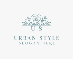 Flower Wedding Styling logo design