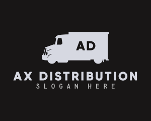 Delivery Truck Transport logo design