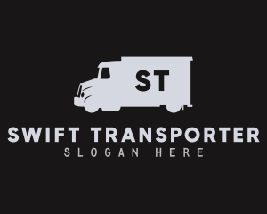 Delivery Truck Transport logo design