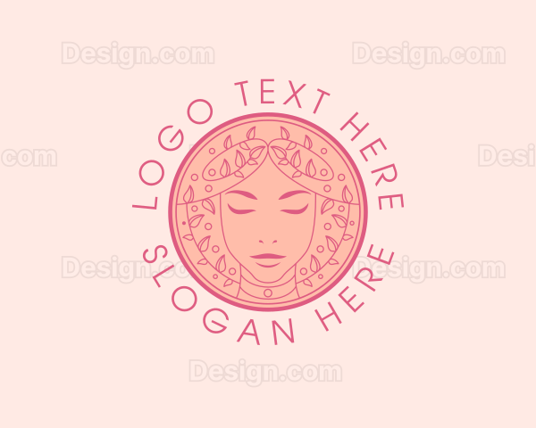 Eco Woman Wellness Fashion Logo