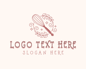 Baking Whisk Ornamental logo