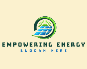 Solar Panel Energy logo design