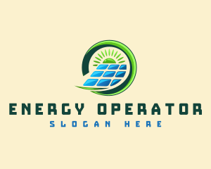 Solar Panel Energy logo design