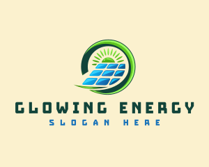 Solar Panel Energy logo design