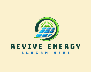 Solar Panel Energy logo design