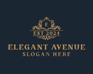 Elegant Floral Boutique logo design