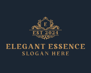 Elegant Floral Boutique logo design