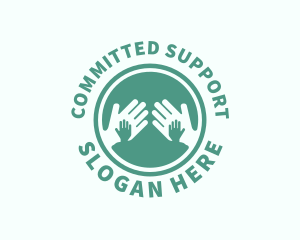 Hands Support Foundation logo design