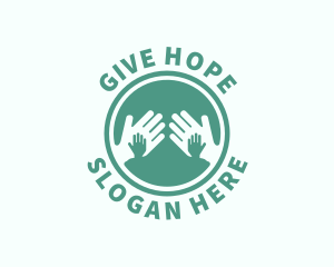 Hands Support Foundation logo design