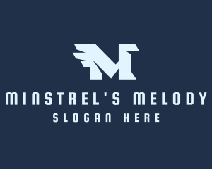 Modern Griffin Letter M logo design