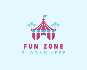 Balloons Carnival Tent logo design