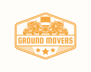 Mover Freight Truck logo design