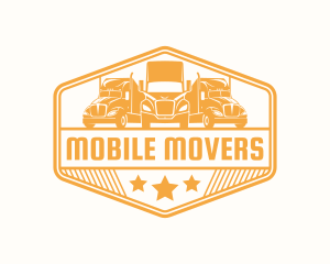 Mover Freight Truck logo design