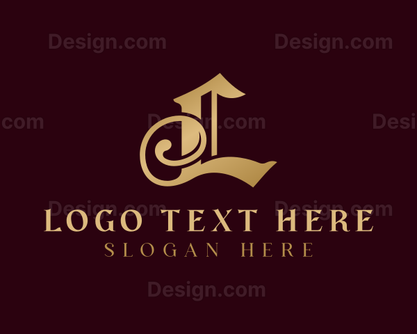 Elegant Decorative Calligraphy Logo