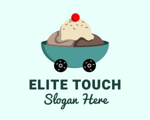 Ice Cream Delivery Logo