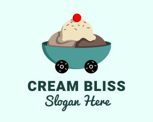 Ice Cream Delivery logo design