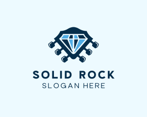 Diamond Rock Sound logo design