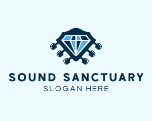 Diamond Rock Sound logo design