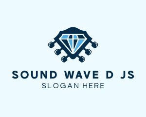 Diamond Rock Sound logo design