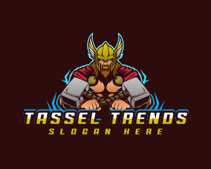 Thor Thunder God logo design