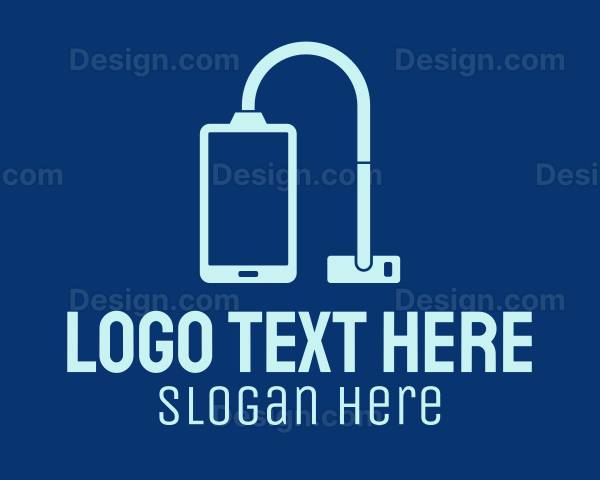 Vacuum Cleaner Phone Logo