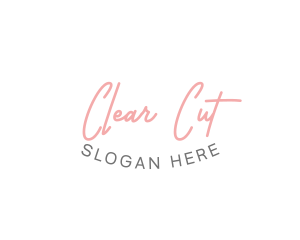 Simple Cursive Wordmark logo design