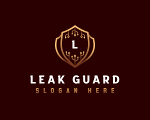 Cyber Security Protection logo design