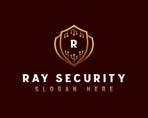 Cyber Security Protection logo design